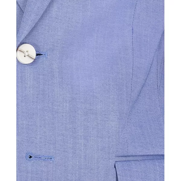 Calvin Klein Boys Blazer Suit Jacket 2Button Single Breasted Closure Buttoned Cuffs amp Front Flap PocketsDeep Blue 404