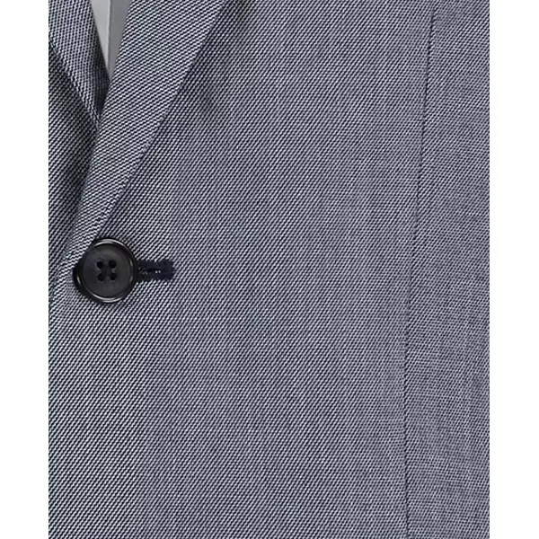 Calvin Klein Boys Blazer Suit Jacket 2Button Single Breasted Closure Buttoned Cuffs amp Front Flap PocketsNeptune