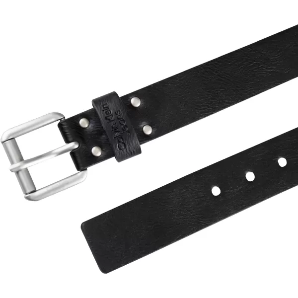 Calvin Klein Boys Casual Leather BeltBlack