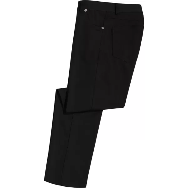 Calvin Klein Boys Flat Suit Dress Pant Straight Leg Fit amp Hemmed Bottom Belt Loops amp Functional Front PocketsBlack Tech