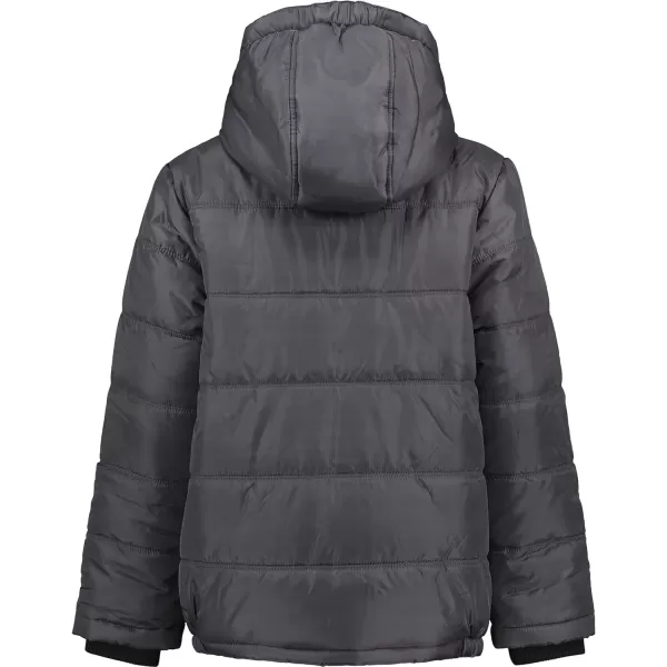 Calvin Klein Boys Heavyweight Hooded Bubble Jacket with Polar Fleece LiningHurrican 11b