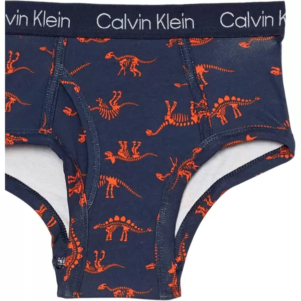 Calvin Klein Boys Little Modern Cotton Assorted Briefs Underwear 3 Pack3 Pack  Heather GreySignature WhiteLight Blue