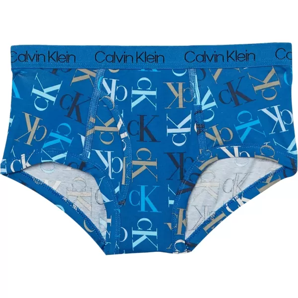 Calvin Klein Boys Little Modern Cotton Assorted Briefs Underwear 3 PackBlue Moon Pack