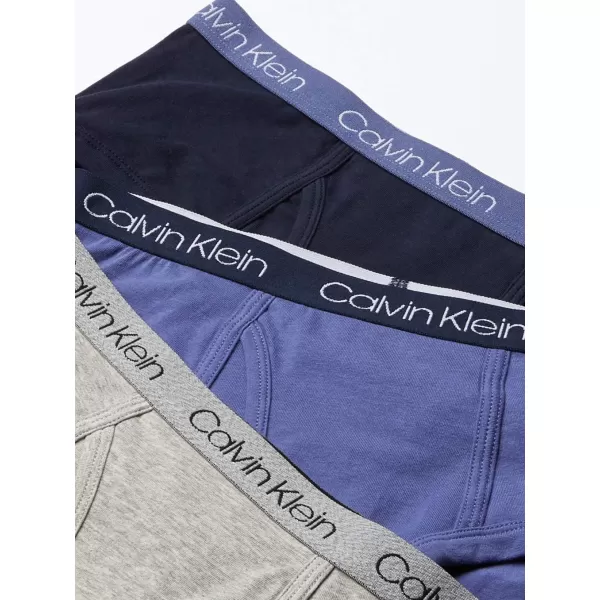 Calvin Klein Boys Little Modern Cotton Assorted Briefs Underwear 3 PackBlueMarlSamb