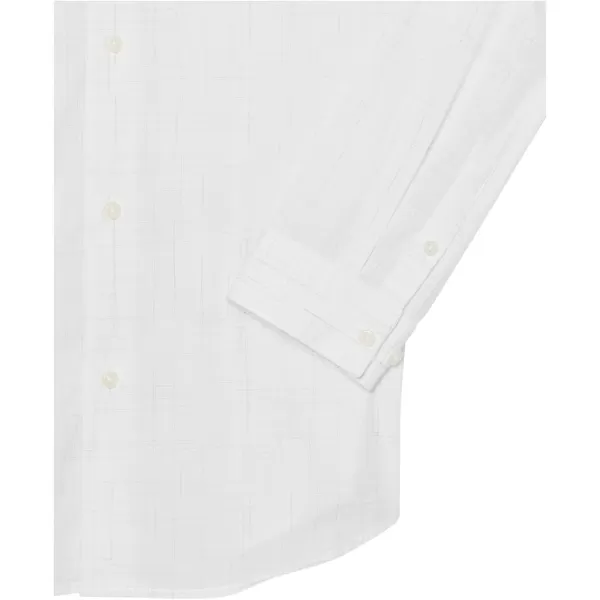 Calvin Klein Boys Long Sleeve Patterned Dress Shirt Style with Buttoned CuffsLight Lilac