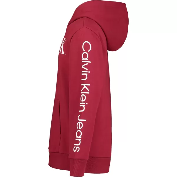 Calvin Klein Boys Long Sleeve Pullover Fleece HoodieSimply Vertical Red Carpet