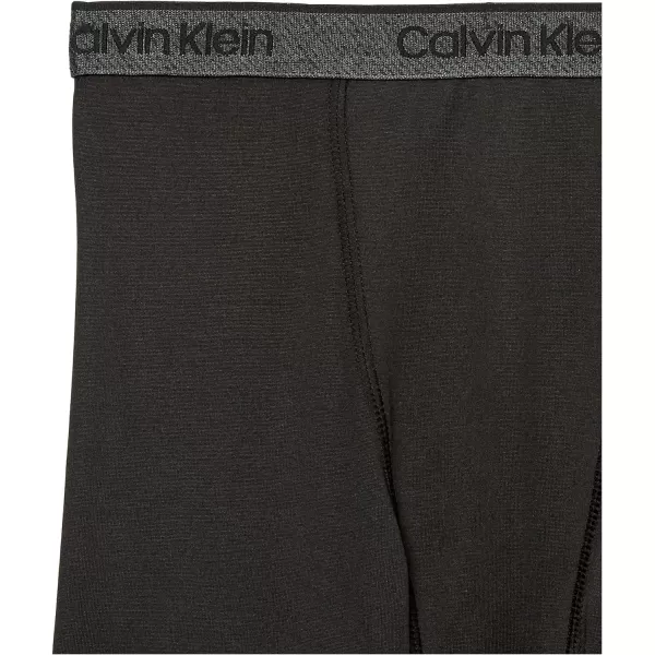 Calvin Klein Boys Performance Boxer Brief Underwear 2 PackBlack HexagonBlack