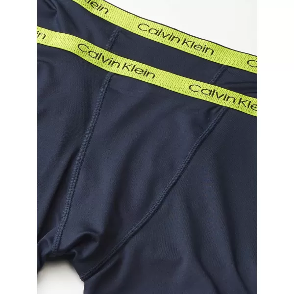 Calvin Klein Boys Performance Boxer Brief Underwear 2 PackBlack Iris