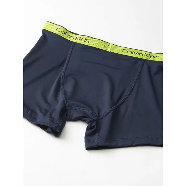 Calvin Klein Boys Performance Boxer Brief Underwear 2 PackBlack Iris