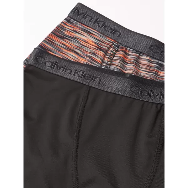 Calvin Klein Boys Performance Boxer Brief Underwear 2 PackOrange Space