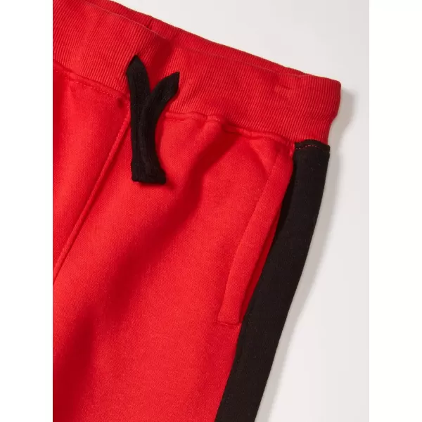 Calvin Klein Boys Pullon Fleece Jogger Sweatpants Drawstring ClosureRacing Red 00b