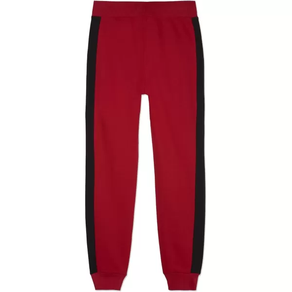 Calvin Klein Boys Pullon Fleece Jogger Sweatpants Drawstring ClosureRacing Red 00b