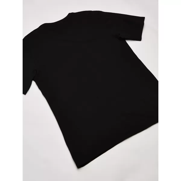 Calvin Klein Boys Short Sleeve Legacy Logo Crew Neck TShirtFadeout Black