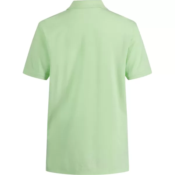 Calvin Klein Boys Short Sleeve Micro Pique Solid PoloLight Green