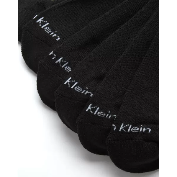 Calvin Klein Boys Socks  Cushion Crew Cut Socks 6 PackBlack