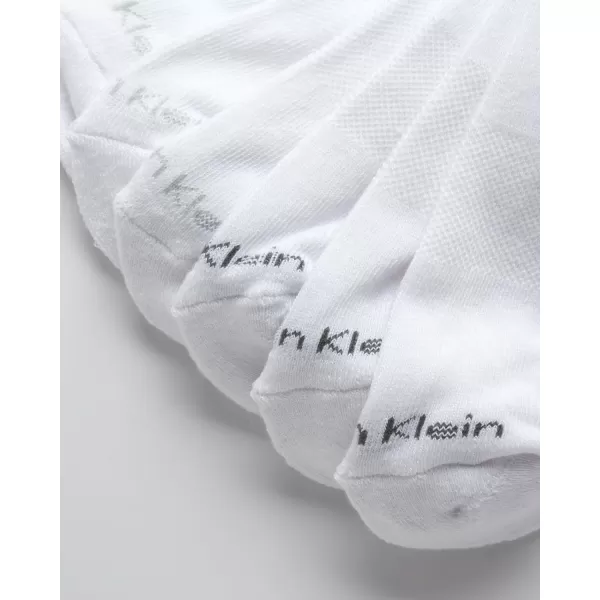 Calvin Klein Boys Socks  Cushion Crew Cut Socks 6 PackWhite