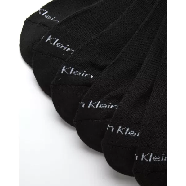 Calvin Klein Boys Socks  Cushion No Show Ankle Socks 6 PackBlack