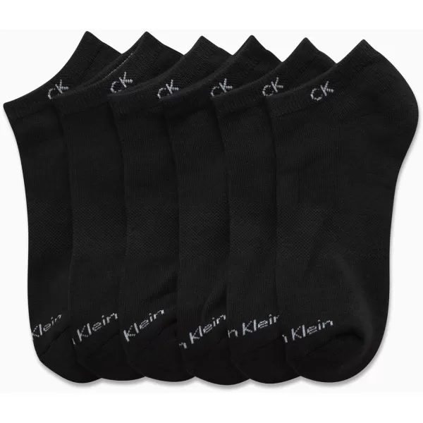 Calvin Klein Boys Socks  Cushion No Show Ankle Socks 6 PackBlack