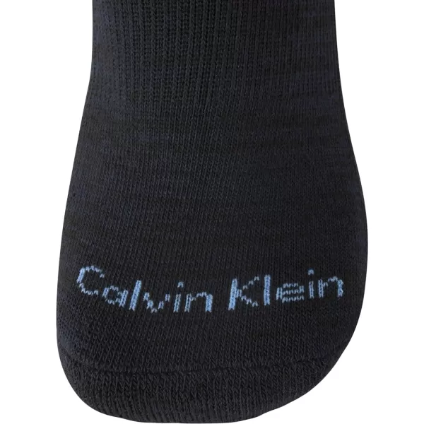 Calvin Klein Boys Socks  Cushion No Show Ankle Socks 6 PackNavyGreyBlue