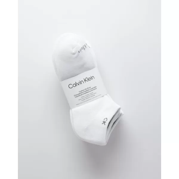 Calvin Klein Boys Socks  Cushion No Show Ankle Socks 6 PackWhite