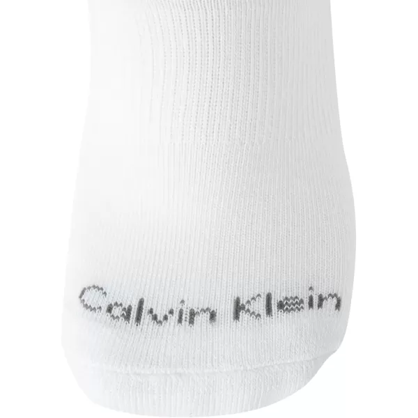 Calvin Klein Boys Socks  Cushion Quarter Cut Ankle Socks 6 PackWhite