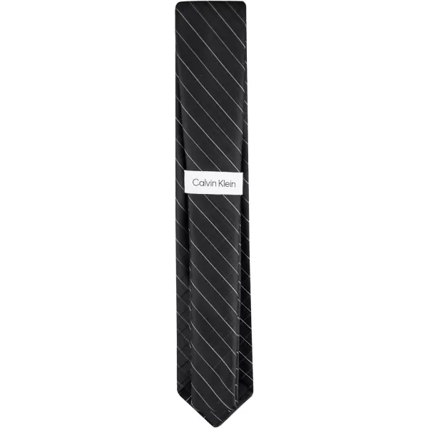 Calvin Klein Boys Solid and Pattern Ties  Big BoysBlack Grid