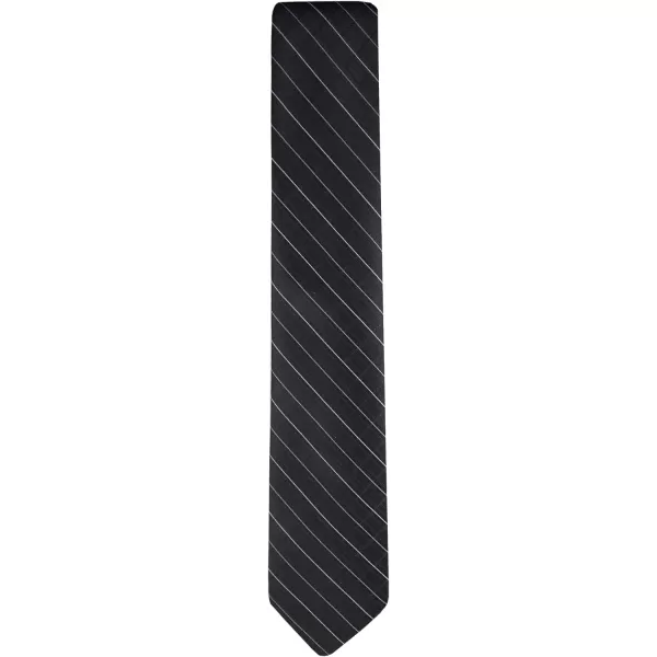 Calvin Klein Boys Solid and Pattern Ties  Big BoysBlack Grid