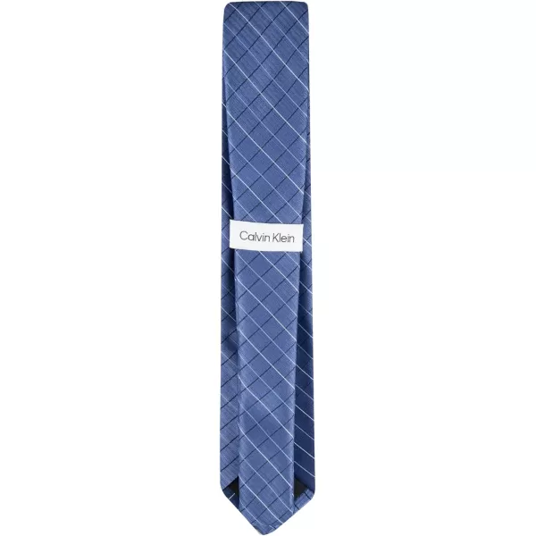 Calvin Klein Boys Solid and Pattern Ties  Big BoysNavy Grid