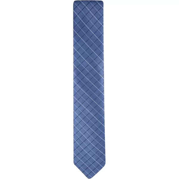 Calvin Klein Boys Solid and Pattern Ties  Big BoysNavy Grid