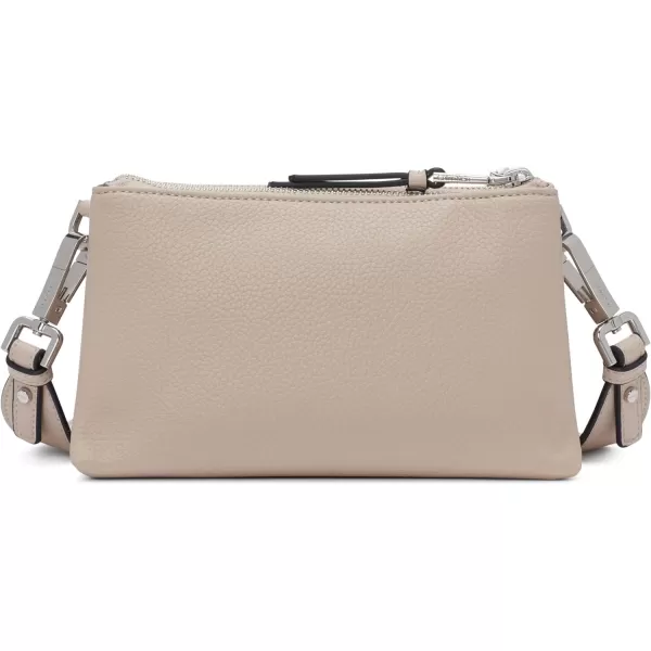 Calvin Klein Chrome Organizational 2 in 1 Top Zip CrossbodyMushroom