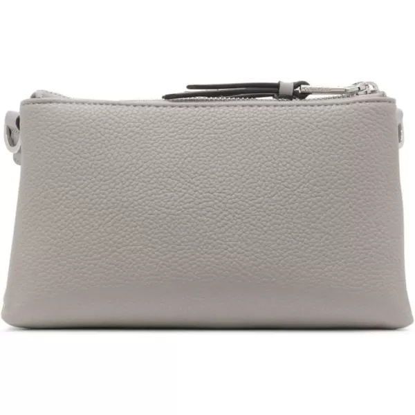 Calvin Klein Chrome Organizational 2 in 1 Top Zip CrossbodyStone