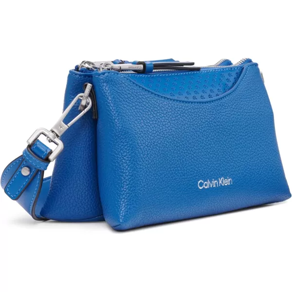 Calvin Klein Chrome Organizational 2 in 1 Top Zip CrossbodyWillow