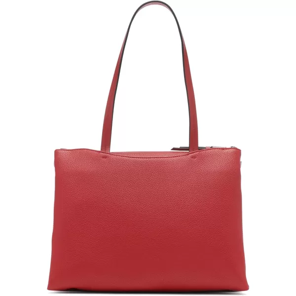 Calvin Klein Chrome Organizational 2 in 1 ToteRuby Red