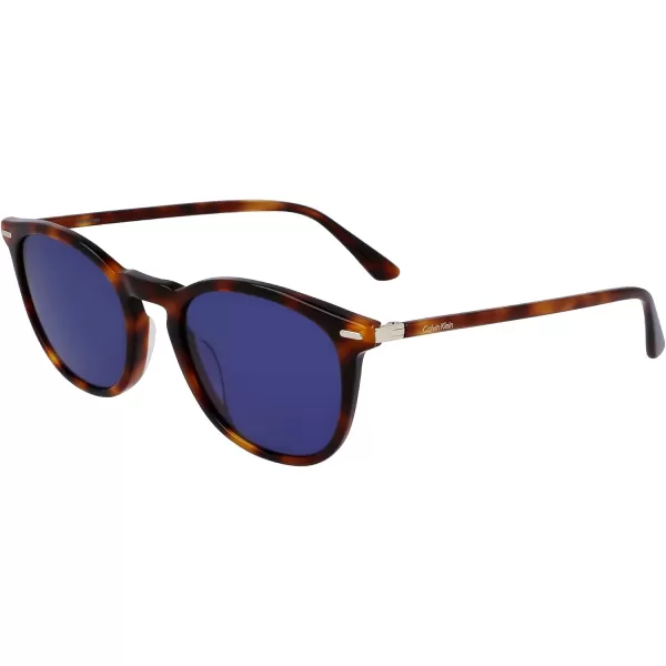 Calvin Klein Ck22533s Round SunglassesBrown Havana