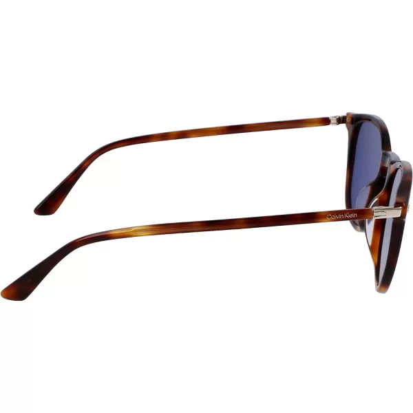 Calvin Klein Ck22533s Round SunglassesBrown Havana