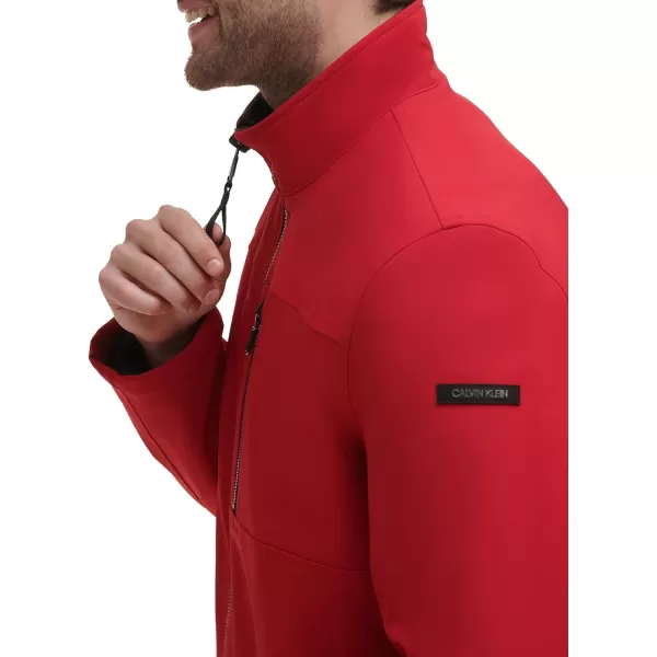 Calvin Klein Coat Mens Jackets Soft Shell with Sherpa LiningTrue Red