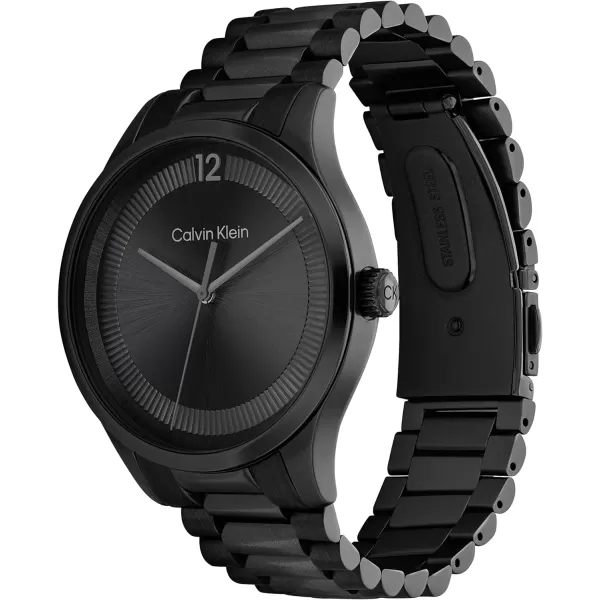 Calvin Klein Contemporary Unisex Designer WatchBlack Sunray