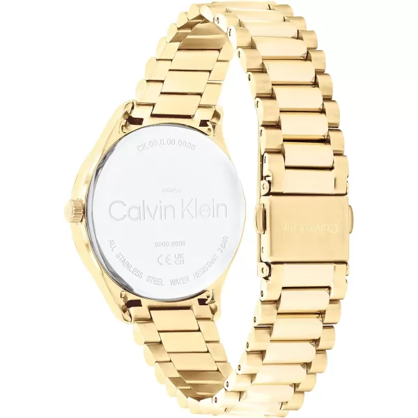 Calvin Klein Contemporary Unisex Designer WatchGold Plated