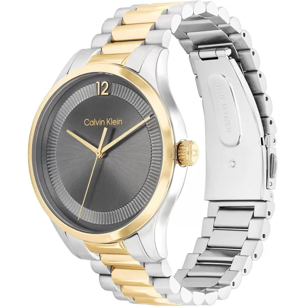 Calvin Klein Contemporary Unisex Designer WatchGunmetal