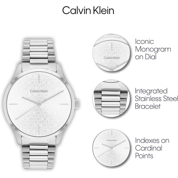 Calvin Klein Contemporary Unisex Designer WatchSilver