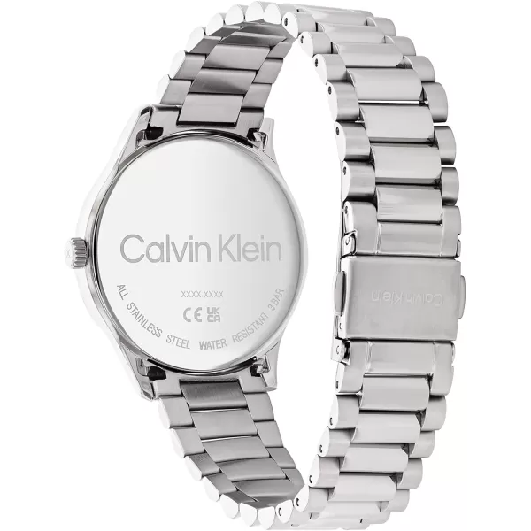 Calvin Klein Contemporary Unisex Designer WatchSilver Sunray