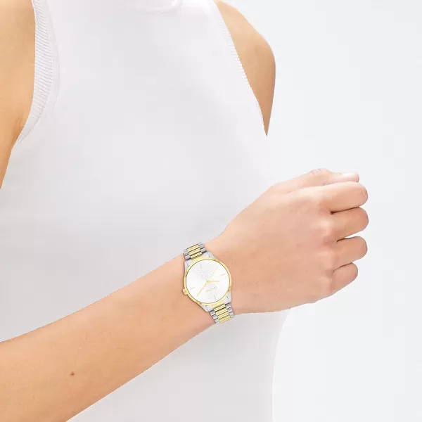 Calvin Klein Contemporary Unisex Designer WatchSilver White