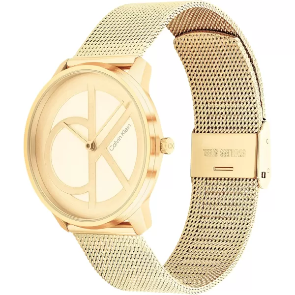 Calvin Klein Effortless Unisex Bracelet WatchGold Plated