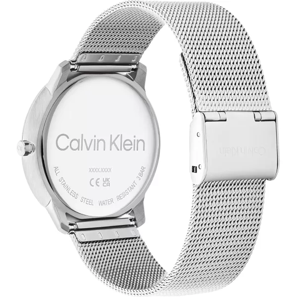 Calvin Klein Effortless Unisex Bracelet WatchSilverBlue