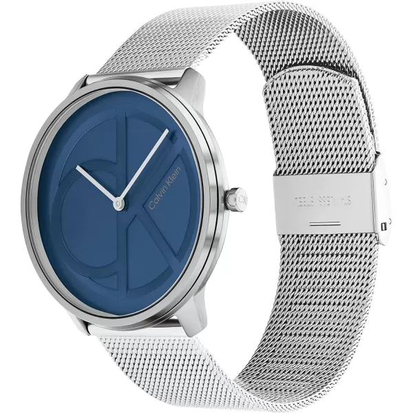 Calvin Klein Effortless Unisex Bracelet WatchSilverBlue