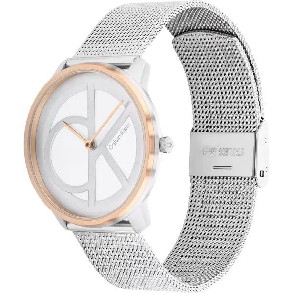 Calvin Klein Effortless Unisex Bracelet WatchTwo Tone