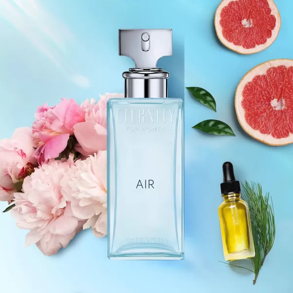 Calvin Klein Eternity for Women Air Eau De Parfum  Notes of fresh blue skies uplifting florals grapefruit oil cedarwood and muskCalvin Klein Eternity Air Eau De Parfum 34 Fl Oz Pack of 1