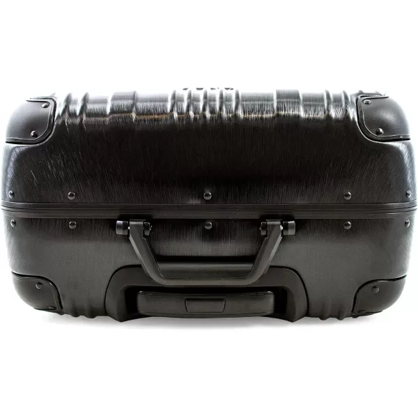 Calvin Klein Fulton 20 Hardside Spinner Luggage with TSA Lock Black 25 Inch25 Inch Black