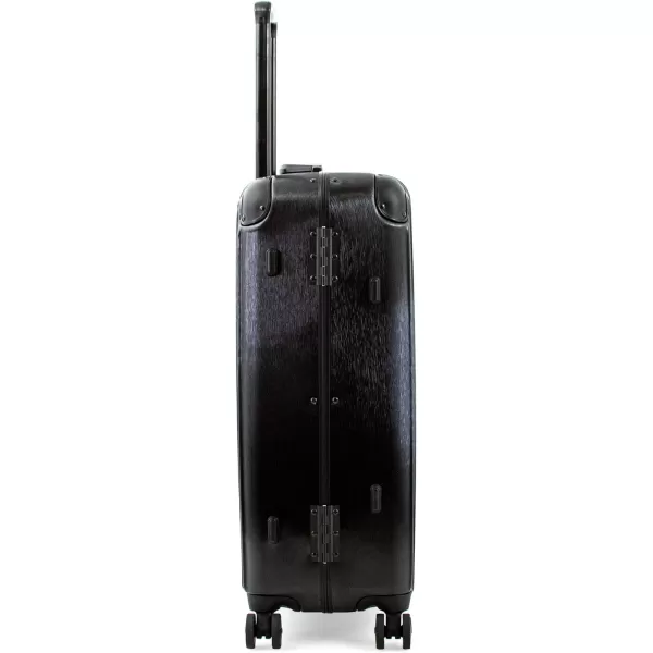 Calvin Klein Fulton 20 Hardside Spinner Luggage with TSA Lock Black 25 Inch25 Inch Black
