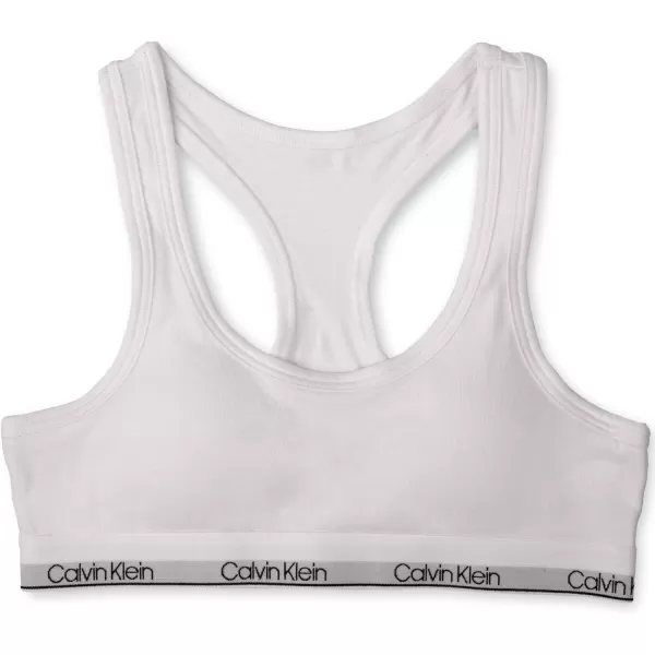 Calvin Klein Girls Big Modern Cotton Molded BraletteClassic White